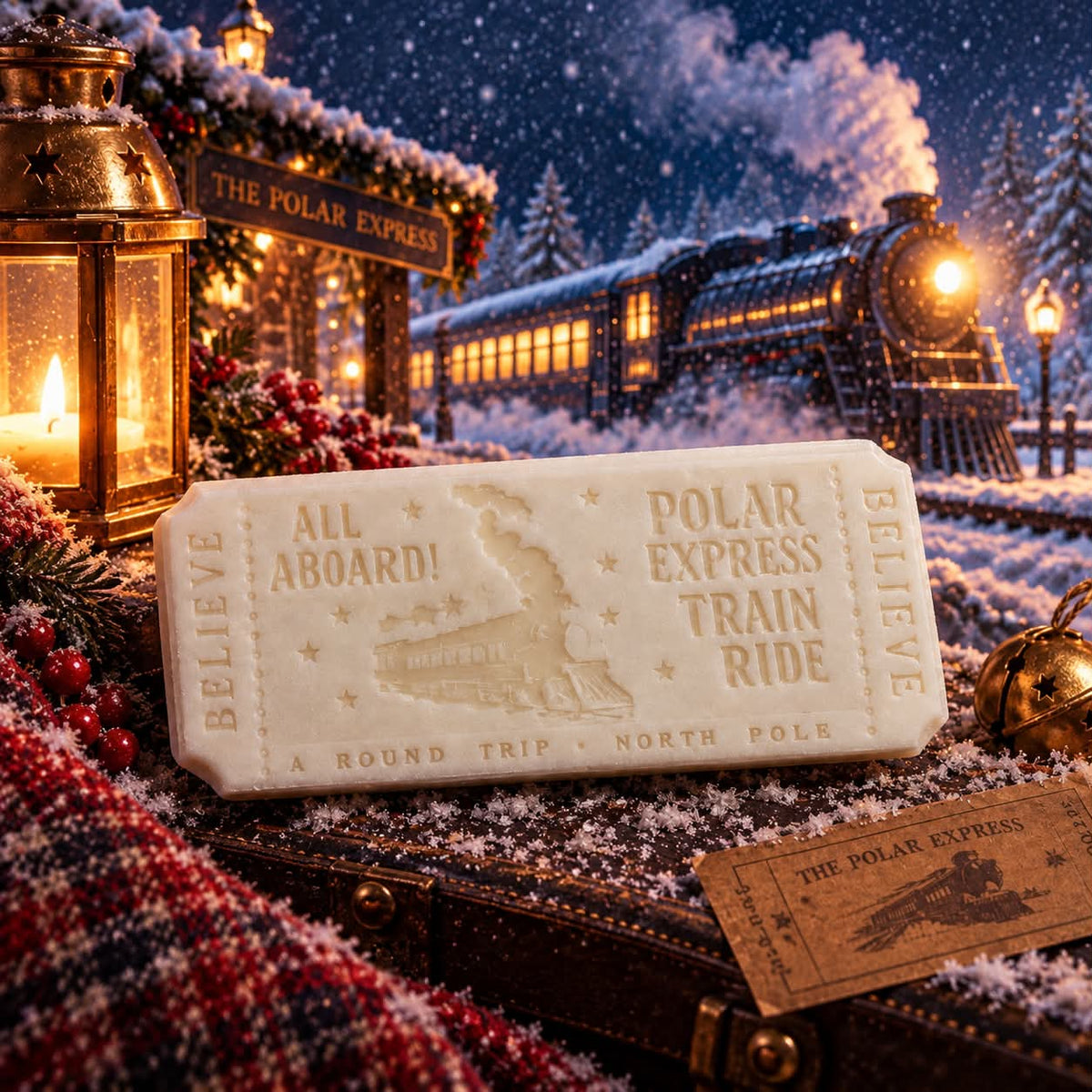 Polar Express Ticket wax bar
